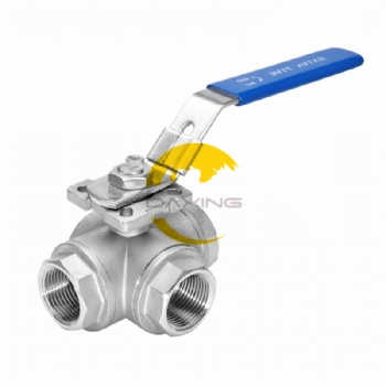 Stainless Steel Three-Way Ball Valve